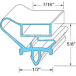 712013C04 Compatible Beverage Air Gasket, Door