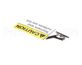 71509 Grindmaster Cecilware Decal,Caution Hot