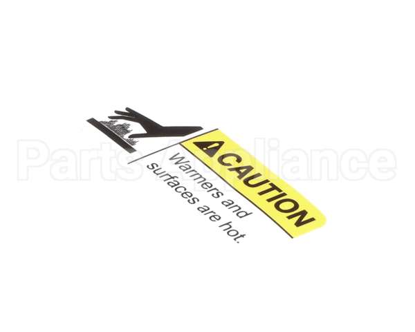 71509 Grindmaster Cecilware Decal,Caution Hot