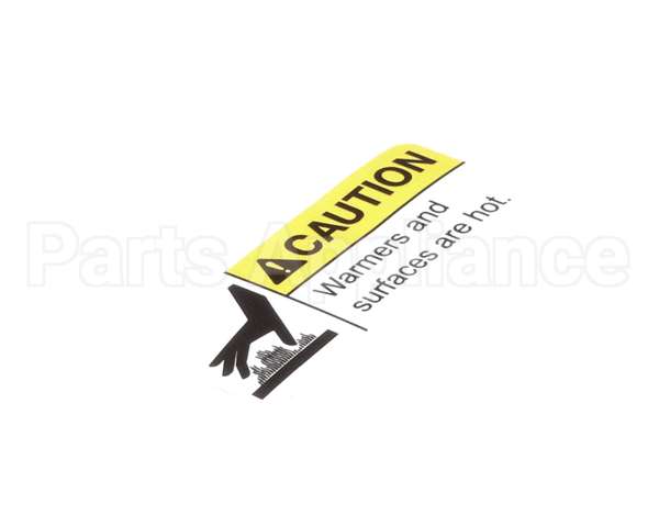 71509 Grindmaster Cecilware Decal,Caution Hot