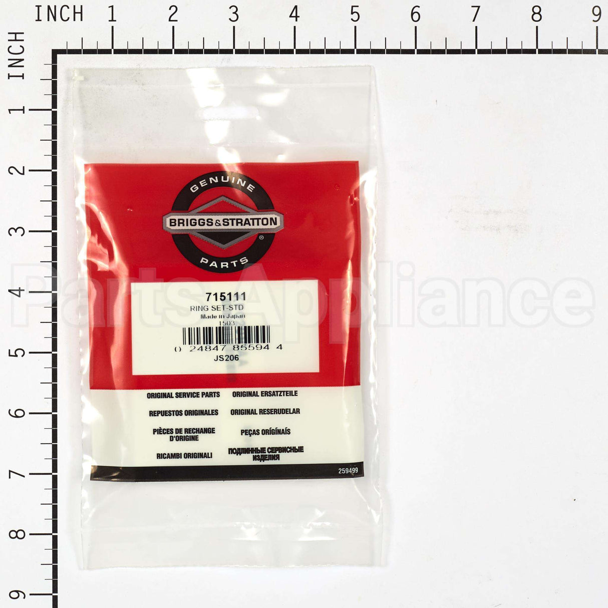 715111 Briggs & Stratton Ring Set-Std