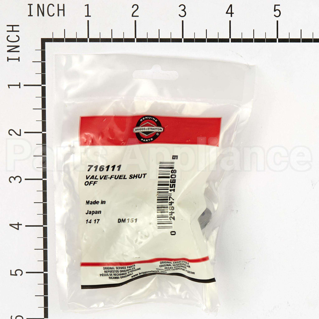 716111 Briggs & Stratton Valve-Fuel Shut Off