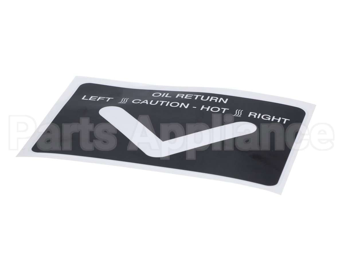 71777 Henny Penny Label Oil Return 34X