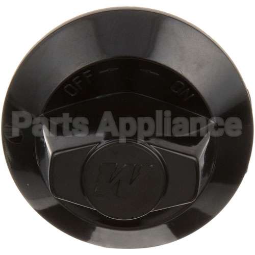 719257-2 Compatible Hobart Black Knob 2-1/2 D, Off-On