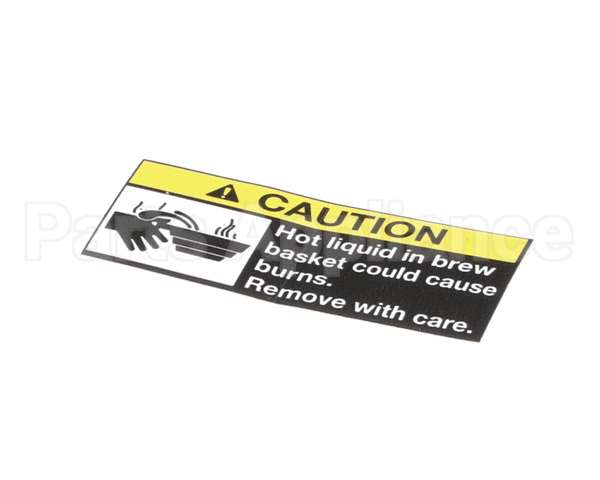 71949 Grindmaster Cecilware Decal, Caution Hot Liq(A)