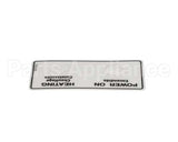 724G-0204 Belshaw Pilot Light Label