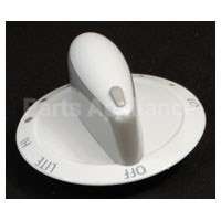 74009095 Whirlpool Knob Valve (Wht)