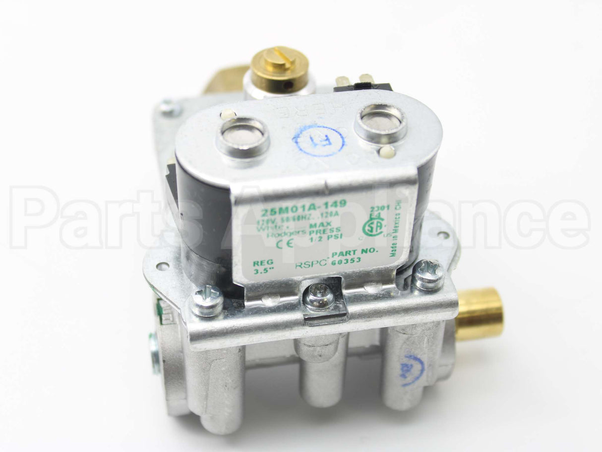 60353P Speed Queen Assy Valve-Gas 60Hz 25Mpkg