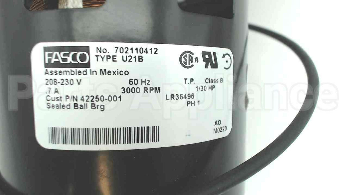 74K77 Lennox 1/30Hp3000Rpm208/230/1 Idm Asy