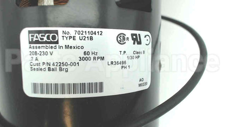 74K77 Lennox 1/30Hp3000Rpm208/230/1 Idm Asy