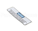 75025 Henny Penny Label - Filter Notice