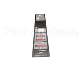 75047 Henny Penny Decal-Control Pnl Scr8 W/O P