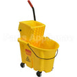 7580-88 Compatible Rubbermaid 35Qt Wavebrake Mop Combo Yellow Bucket & Wringer