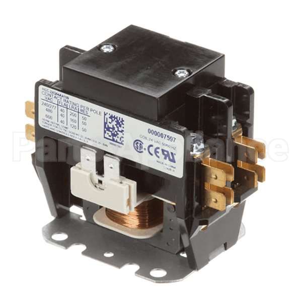 7597 Compatible Manitowoc Contactor - 2 Pole 24V 5 0/60Hz