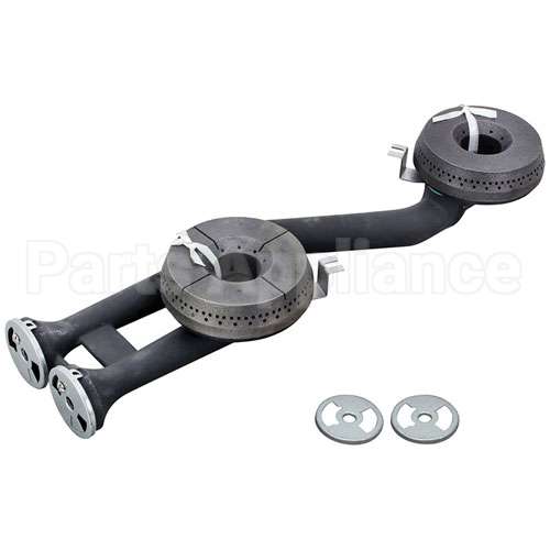 762968-0000A Compatible Vulcan Double Burner Assembly