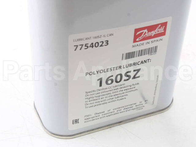 7754023 Danfoss Liter Can Poe Lubricant 160Sz