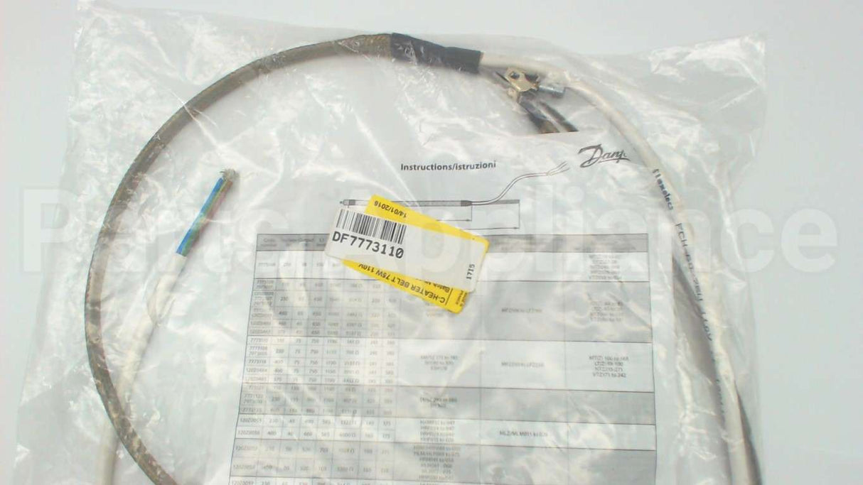 7773110 Danfoss C-Heater Belt 75W 110V