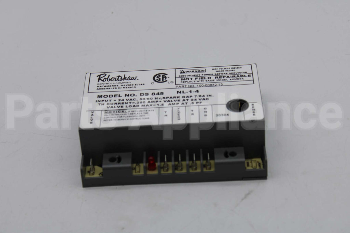 780-502 Robertshaw Dsi Module,No Pp,4Sectfi,1Try