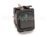 781870 Newco Switch,Black Rocker W/Grn