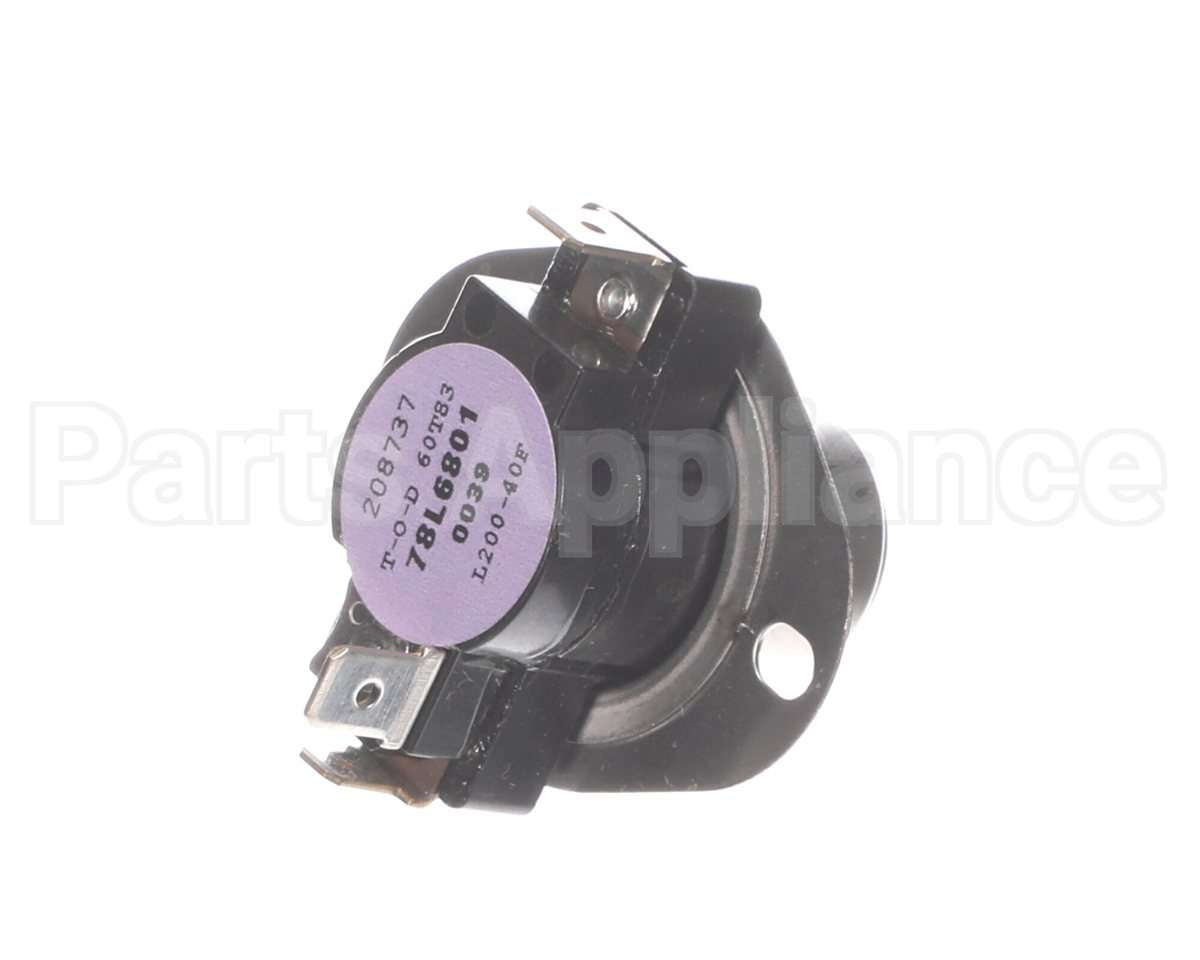 78L68 Lennox Limit Control
