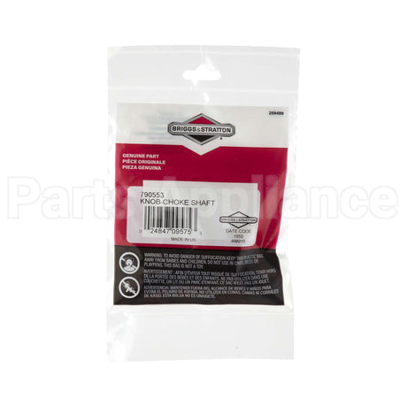 790553 Briggs & Stratton Knob-Choke Shaft