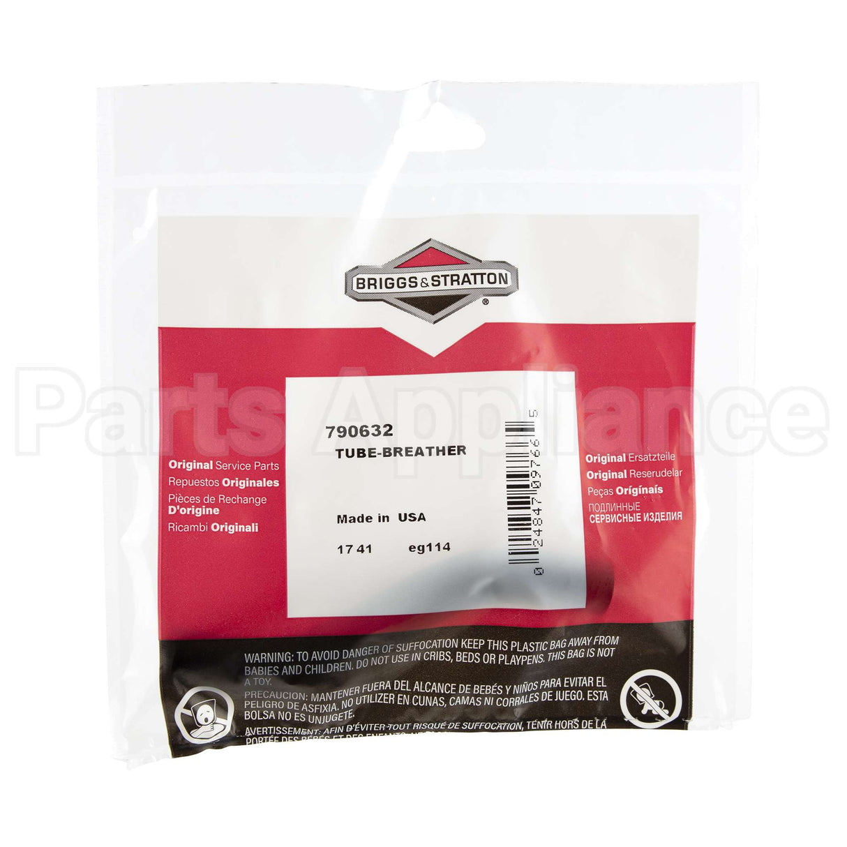790632 Briggs & Stratton Tube-Breather