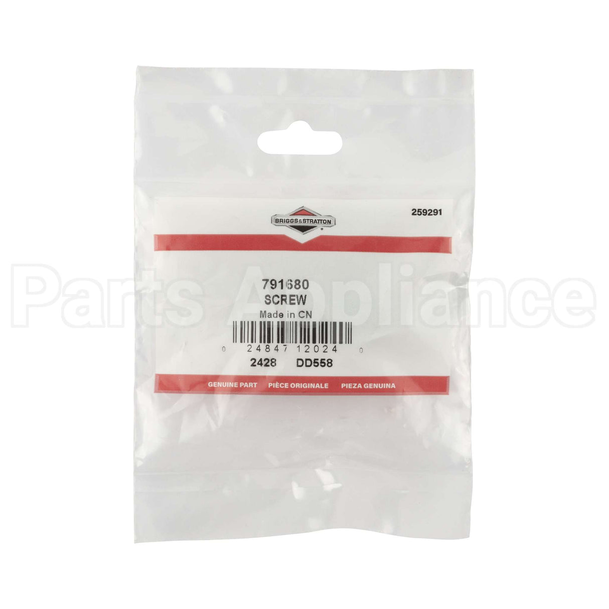 791680 Briggs & Stratton Screw