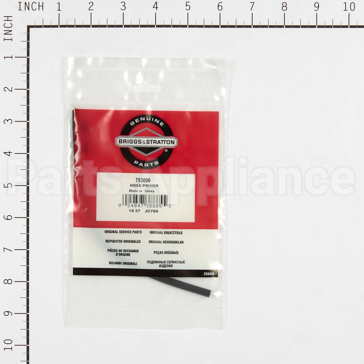793006 Briggs & Stratton Hose-Primer