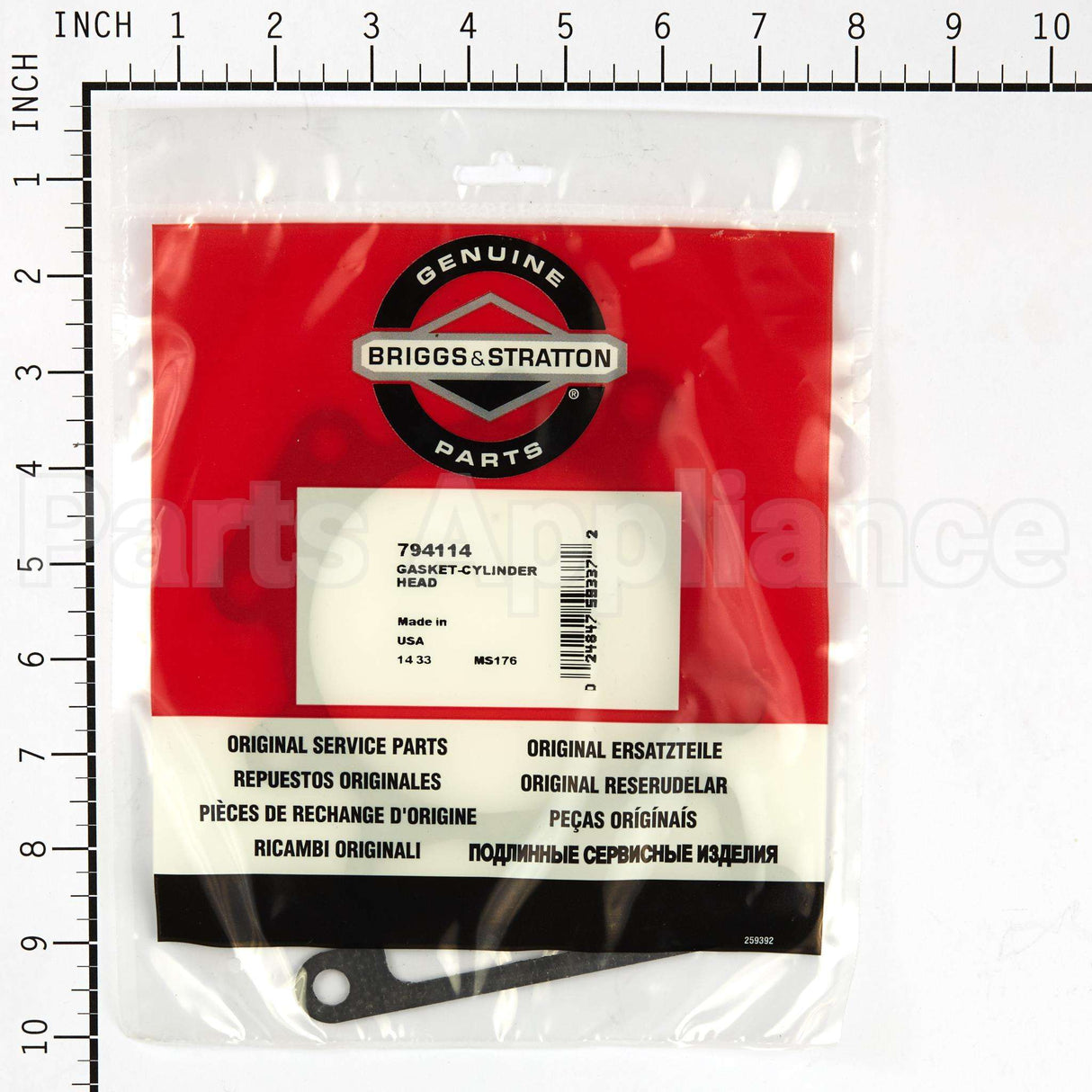 794114 Briggs & Stratton Gasket-Cylinder Head