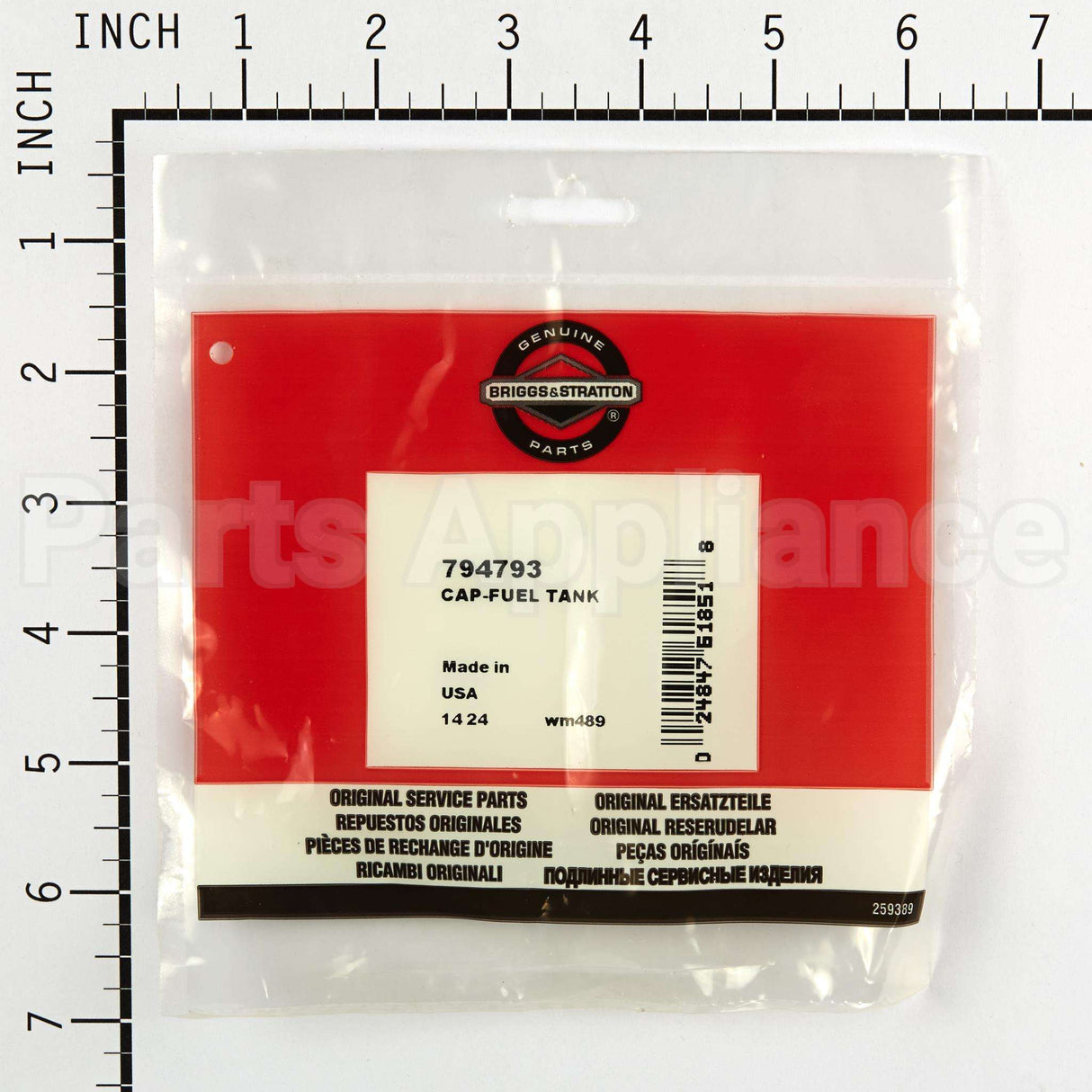 794793 Briggs & Stratton Cap-Fuel Tank