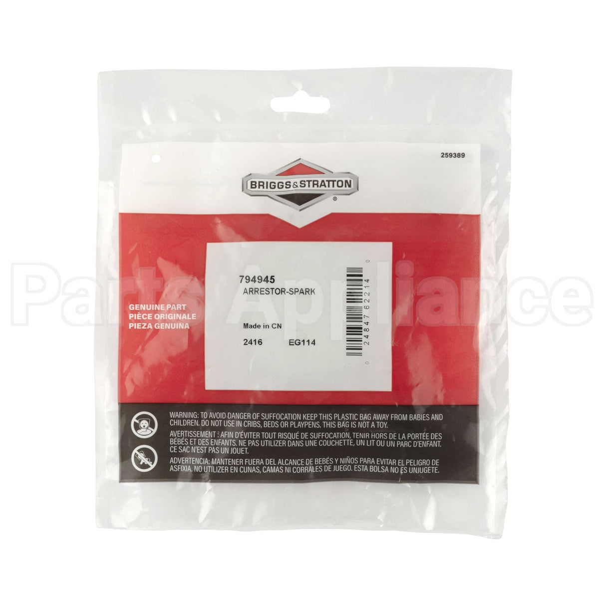 794945 Briggs & Stratton Arrestor-Spark
