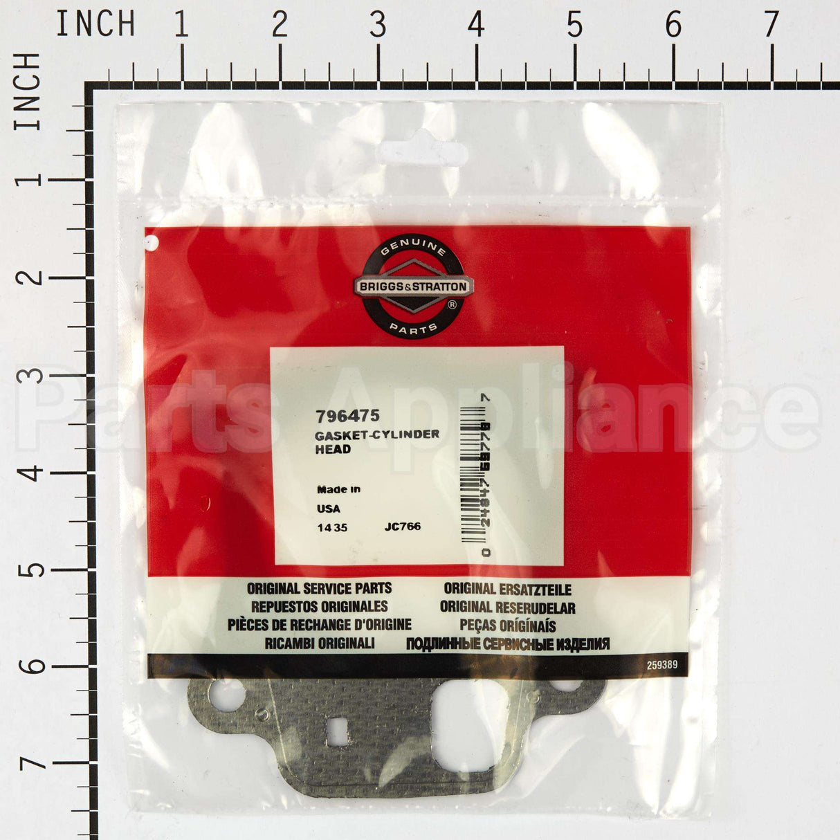 796475 Briggs & Stratton Gasket-Cylinder Head