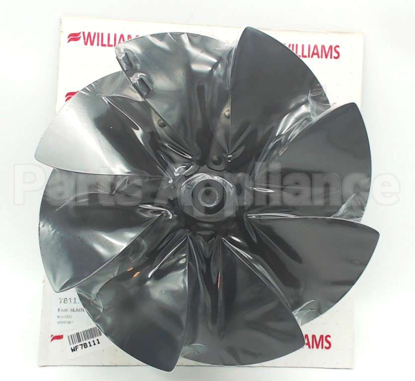 7B111 Williams Comfort Products 11 1/4"Dia 1/2"Bore Fan Blade