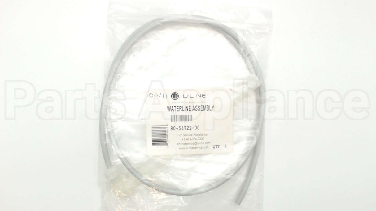 80-54722-00 U-Line Waterline Assembly