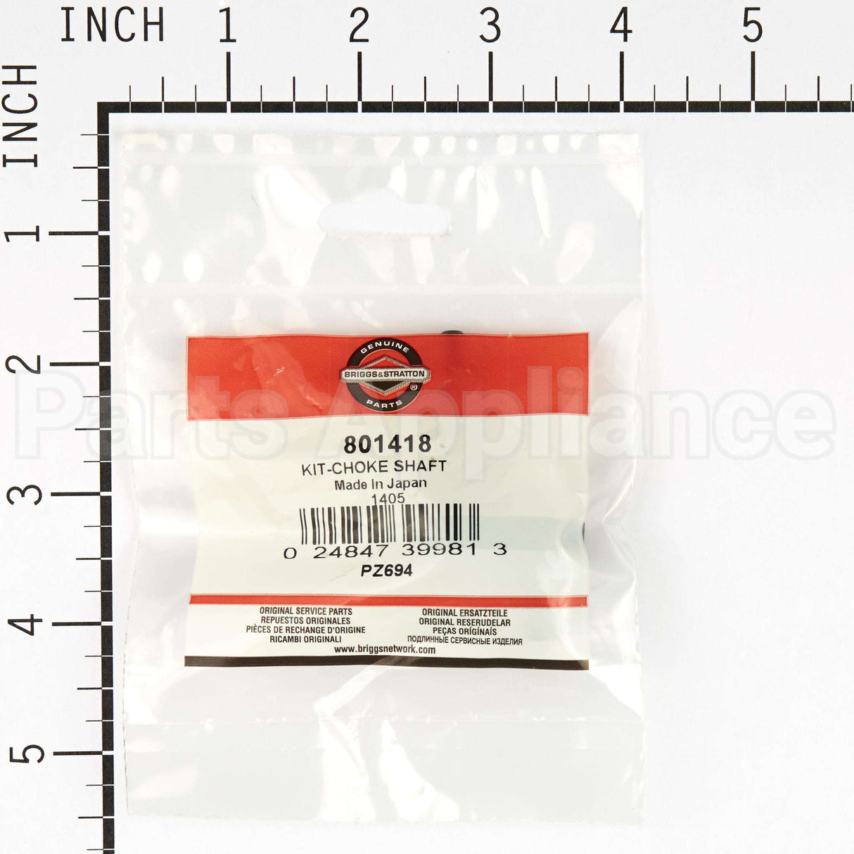 801418 Briggs & Stratton Kit-Choke Shaft