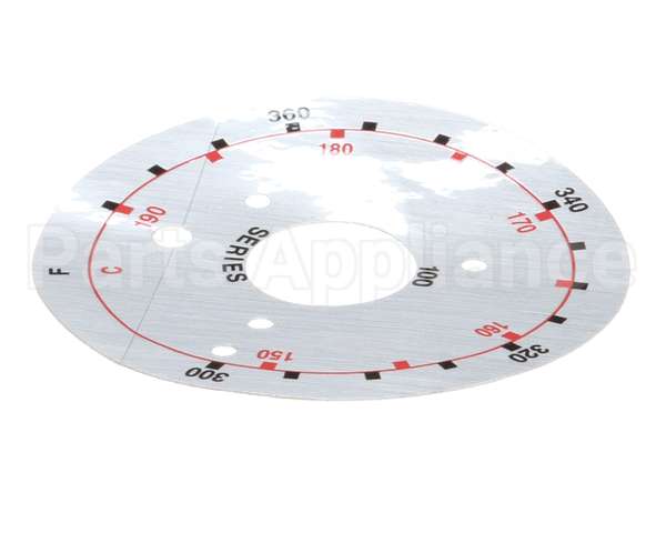8021456 Frymaster Label, Dial Plate