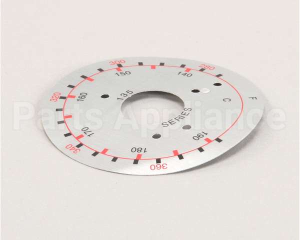 8021470 Frymaster Label, Dial Plate 135 Series