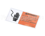 8021722 Frymaster Label, Portable Filter Warning