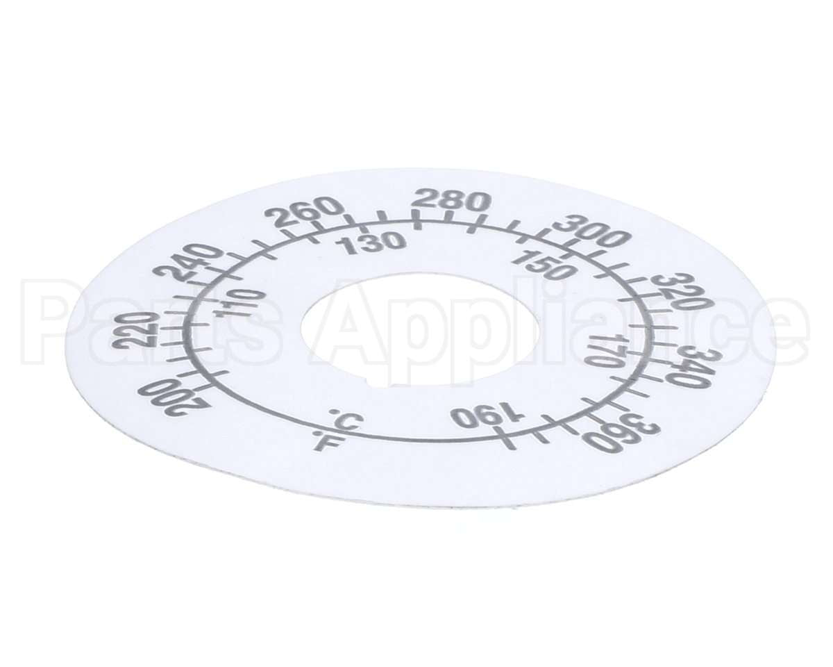 8022198 Frymaster Label, Tmt Dial Econo Fryer
