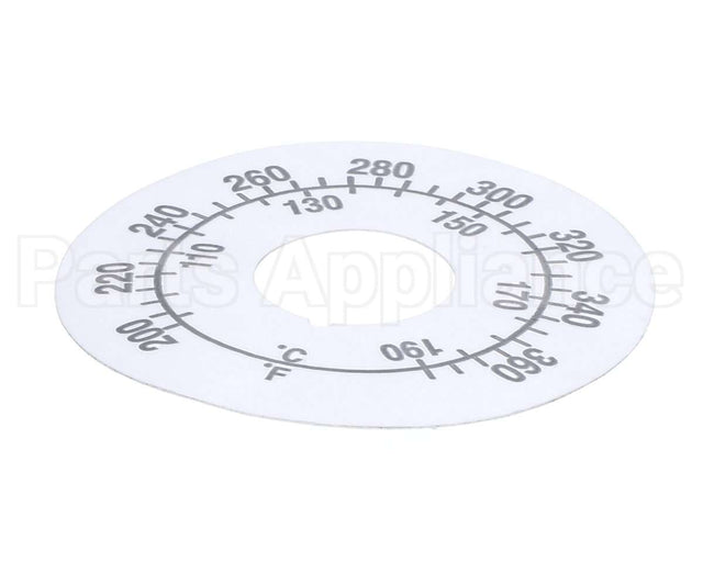 8022198 Frymaster Label, Tmt Dial Econo Fryer
