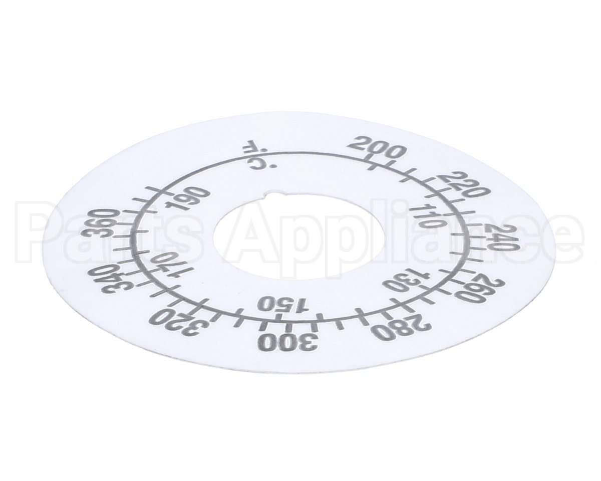 8022198 Frymaster Label, Tmt Dial Econo Fryer
