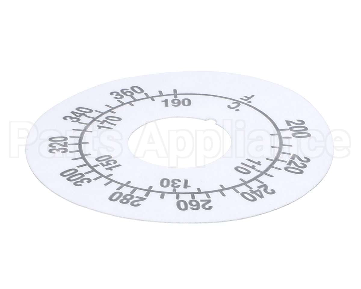 8022198 Frymaster Label, Tmt Dial Econo Fryer