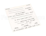8022530 Frymaster Label,Conversion Date, English