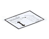 8022660 Frymaster Label, Lov Rti Waste Handle