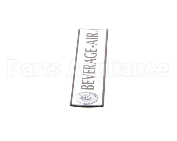 806-313B-01 Beverage Air Nameplate - Beverage-Air Large