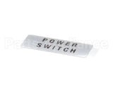 806-329D Beverage Air Label Power Switch H
