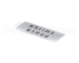 806-329D Beverage Air Label Power Switch H