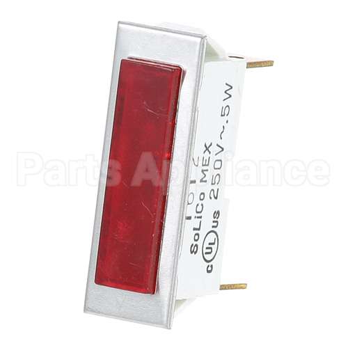 8070052 Compatible Frymaster Signal Light 3/8" X 1-5/16" Red 250V