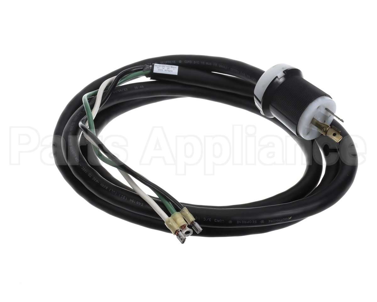 8076216 Frymaster Cord, 10/3 L5-30P 8Ft