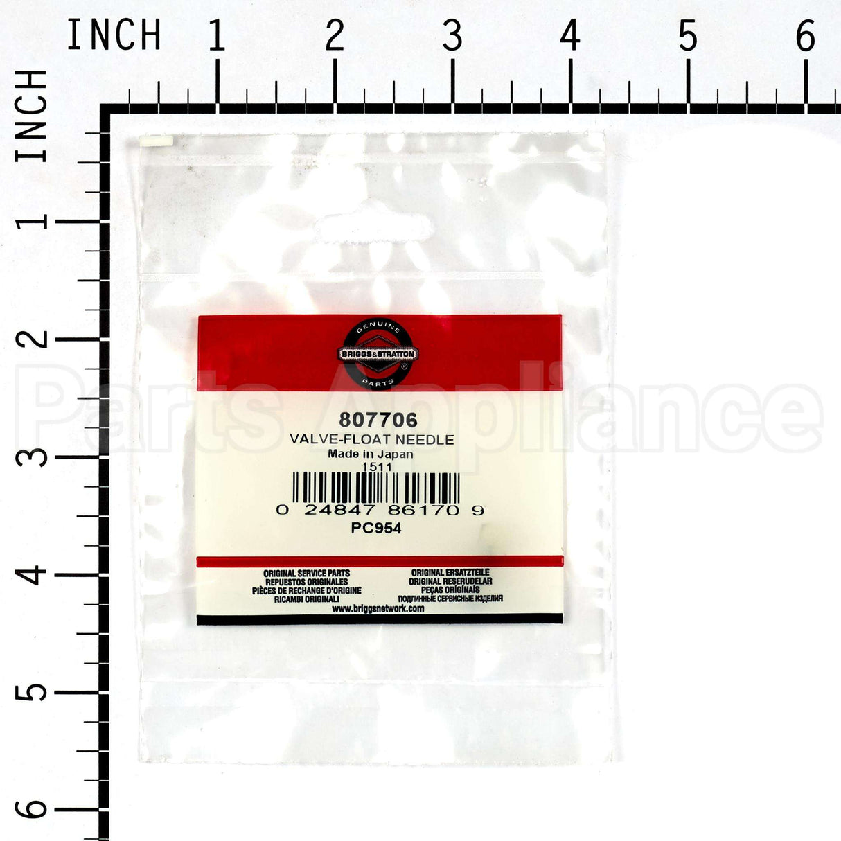 807706 Briggs & Stratton Valve-Float Needle